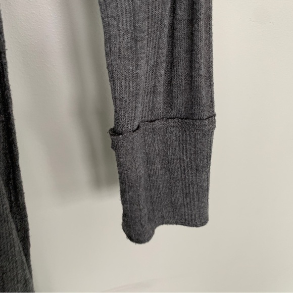 We the Free Gray Ribbed Turtleneck Long Sleeve Dress Size M - Picture 7 of 11